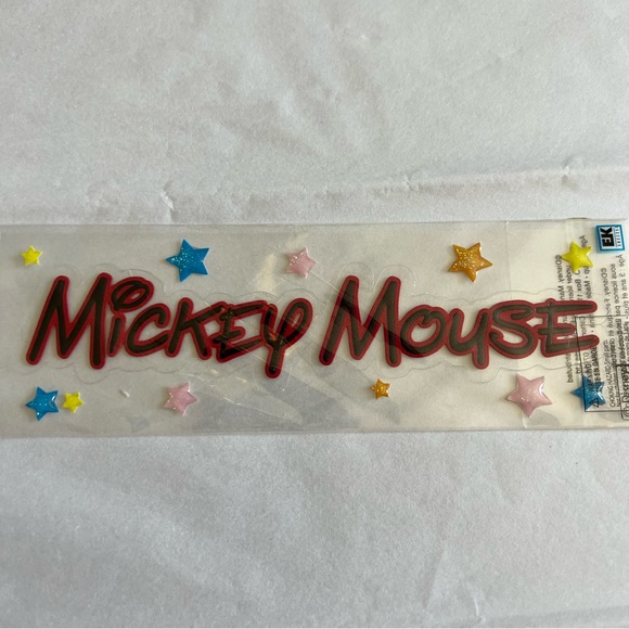 NWT Disney EK Success Mickey Mouse Title Dimensional Sticker Set - Picture 3 of 6